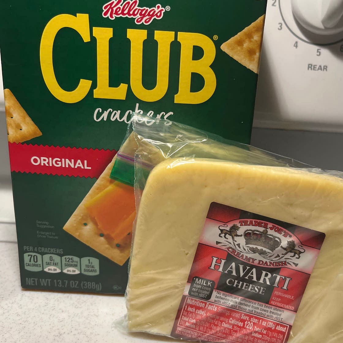 Havarti Cheese & Crackers