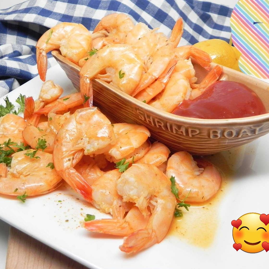 Beer Steamed Shrimp