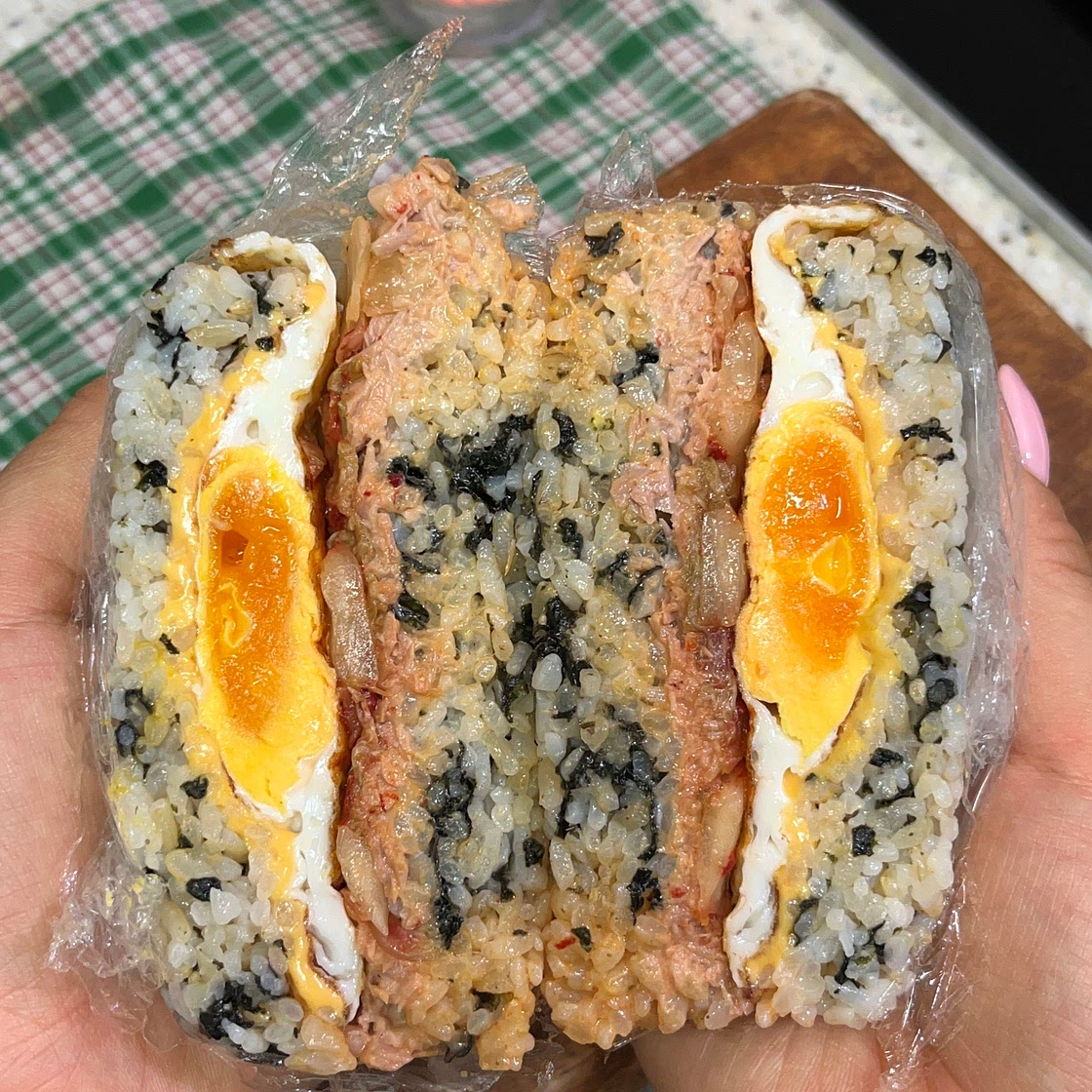 TUNA EGG RICE BURGER