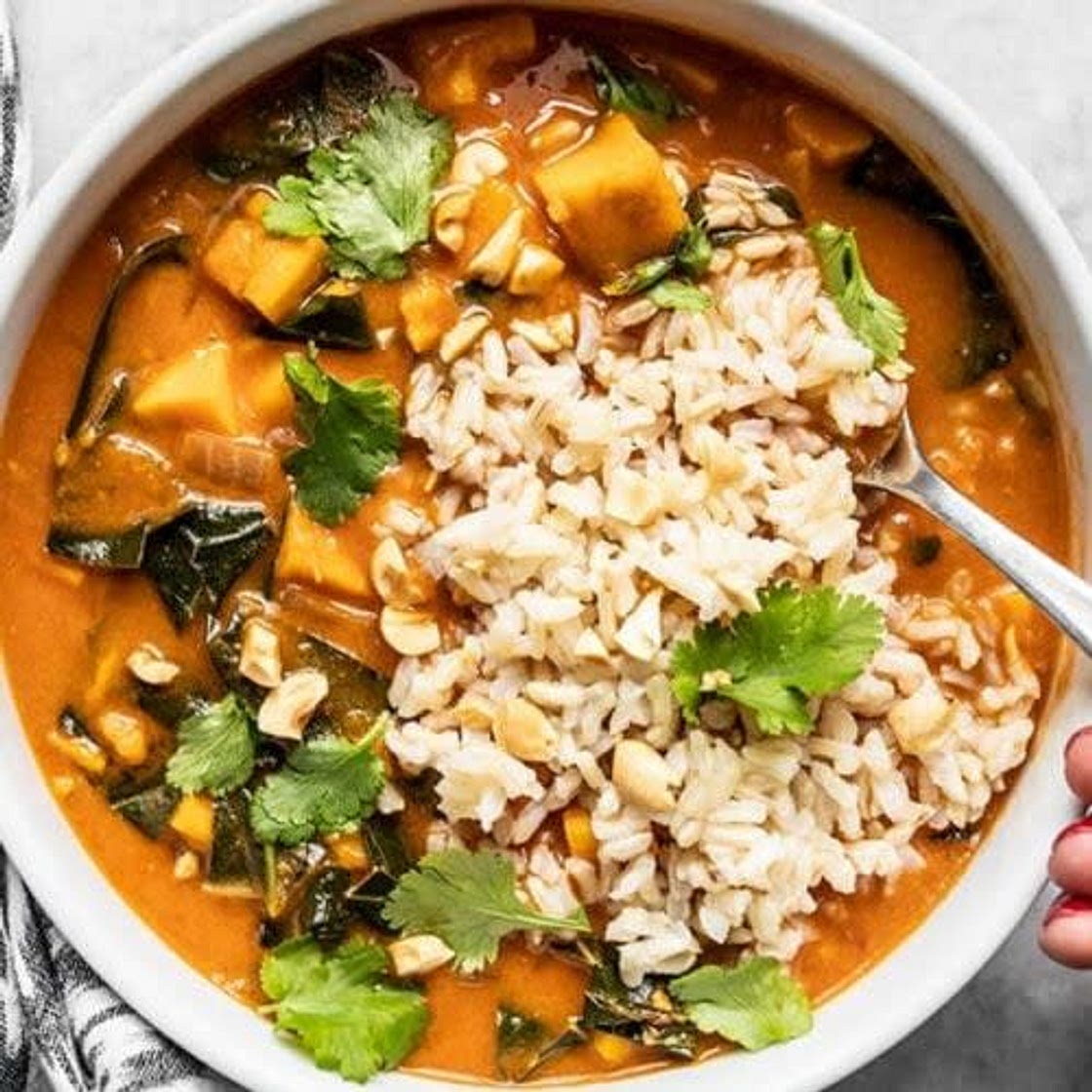 Vegan peanut stew