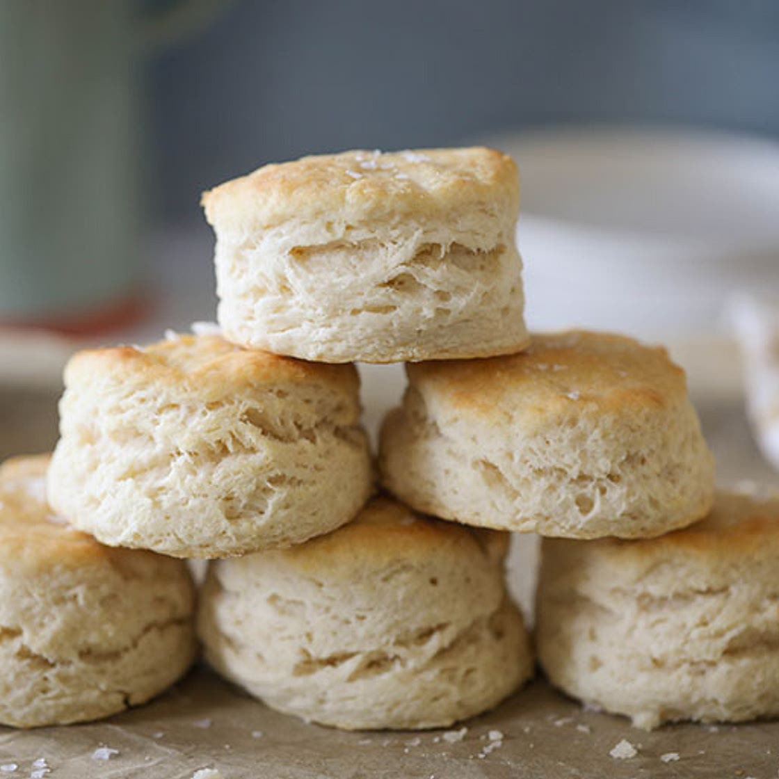 Easy Vegan Buttermilk Biscuits | SUPER Fluffy (Just 4 Ingredients!) [+VIDEO]