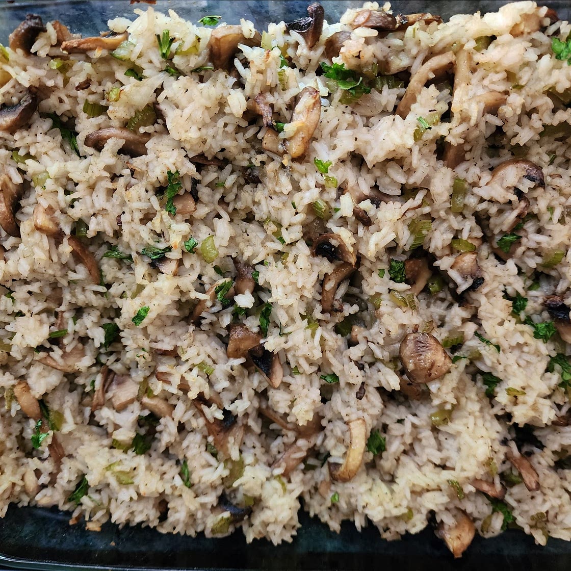 Our Favorite Mushroom Rice