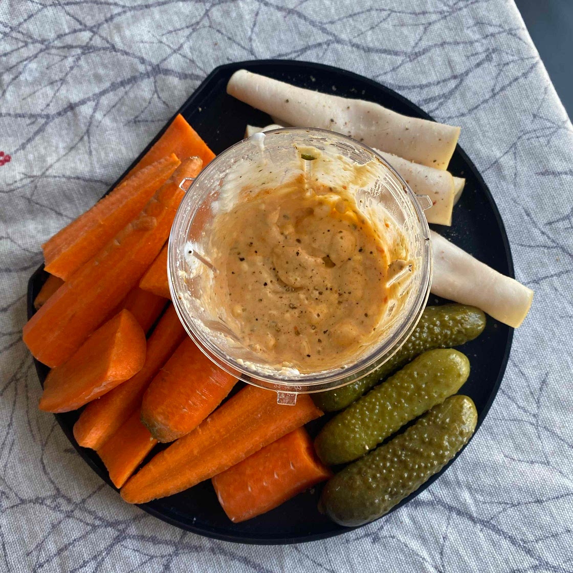 Creamy & Healthy High Protein Hummus Dip 