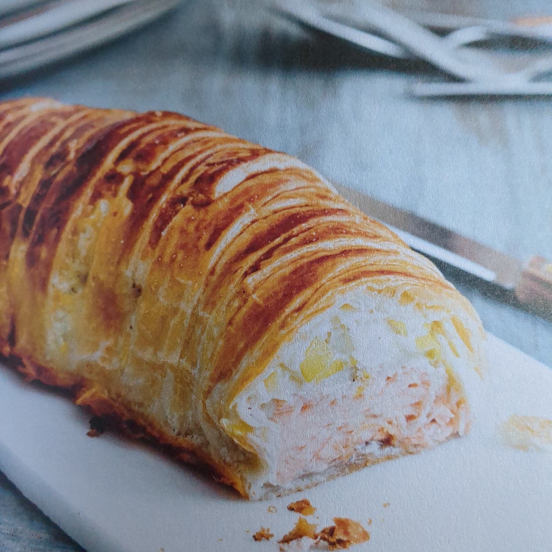 Feuilleté Saumon-Poireaux