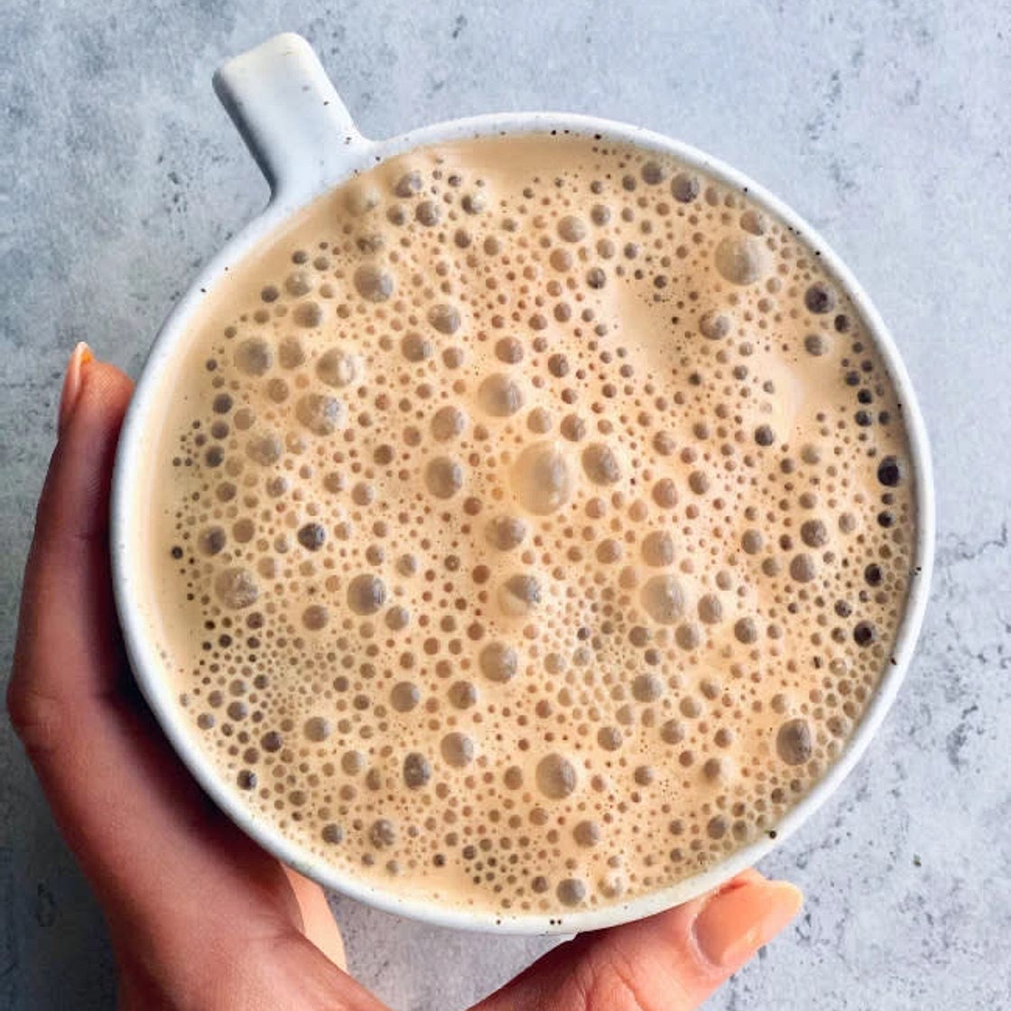 Calming Caffeine-Free Ashwagandha Cacao Latte