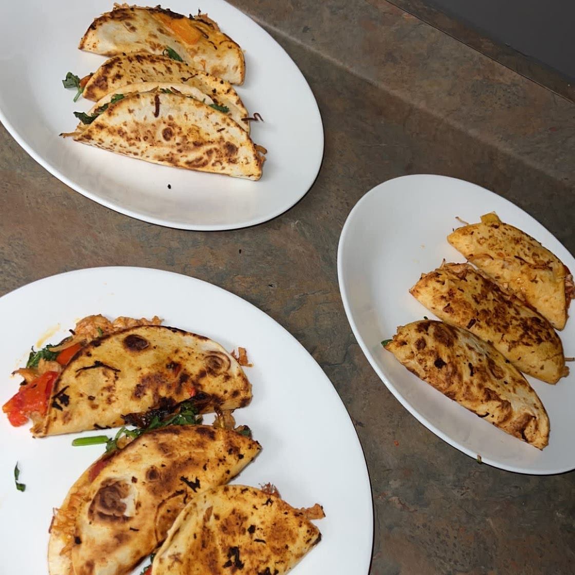 Pulled chicken tacos 