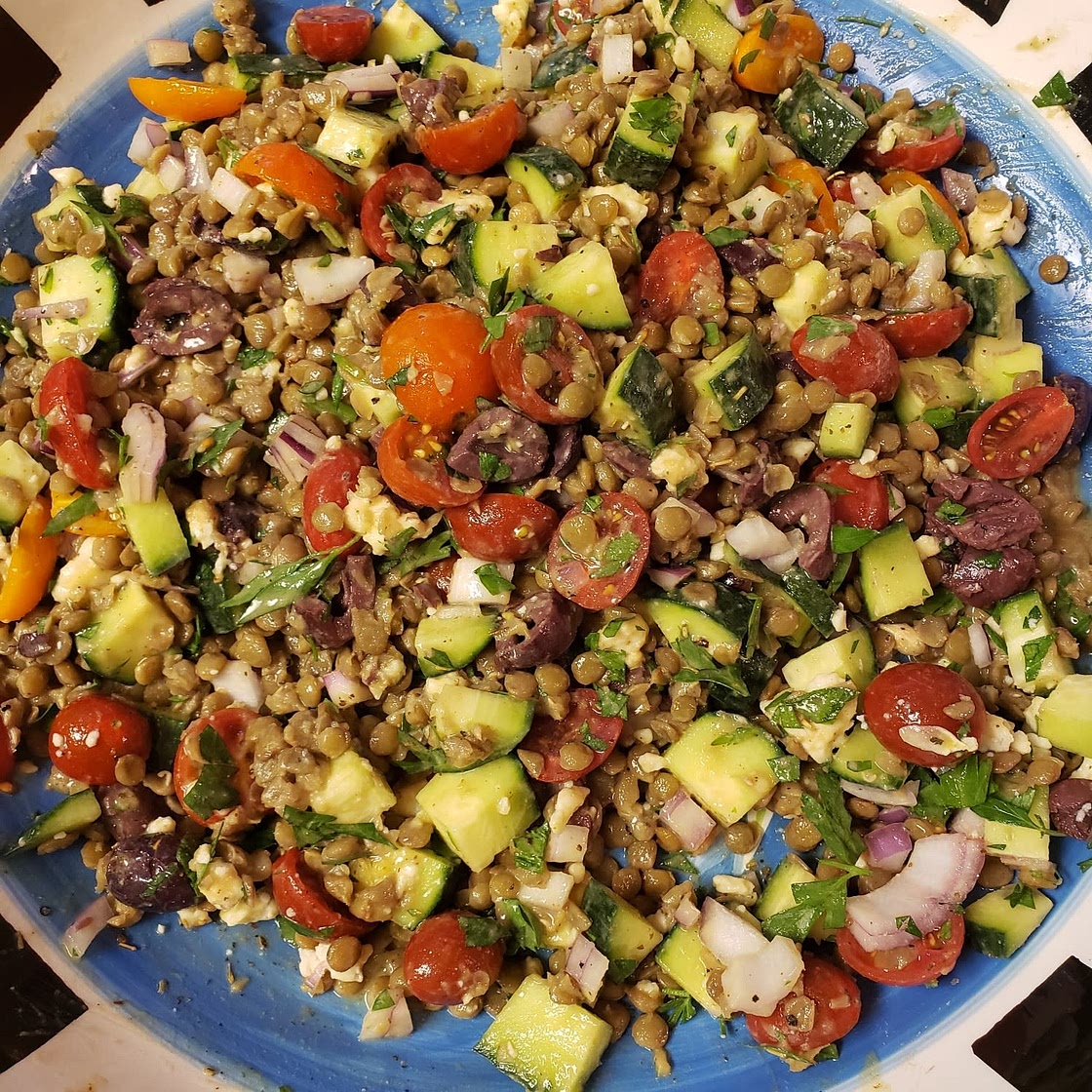 Mediterranean Lentil Salad