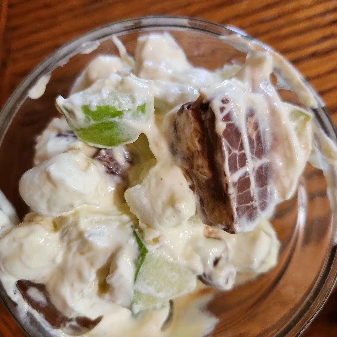 Apple candy bars fluff