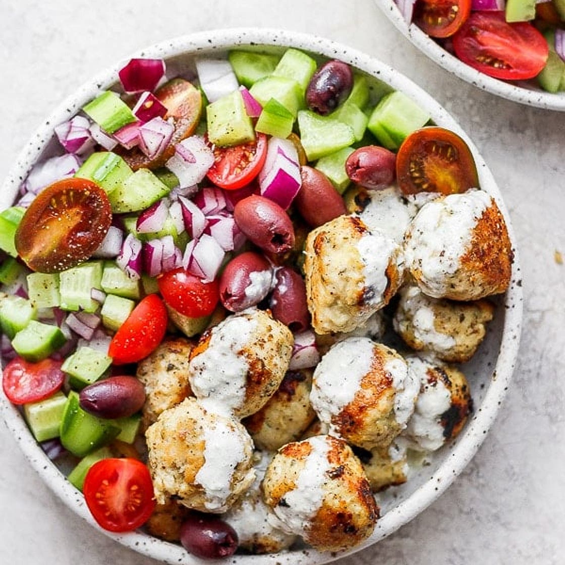 Greek Chicken Meatballs