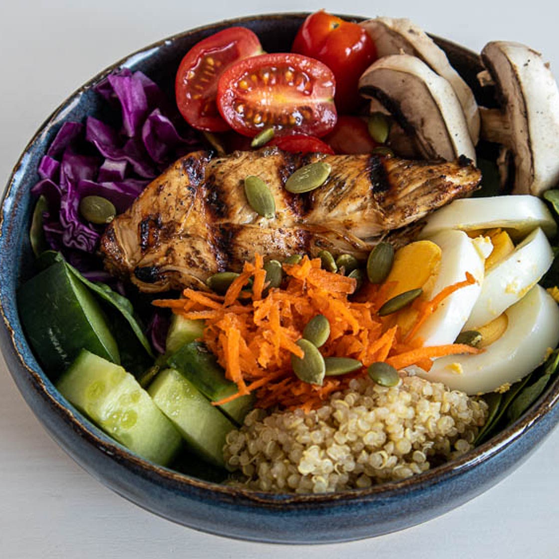 Nourish Bowls with Sweet and Spicy Miso Dressing