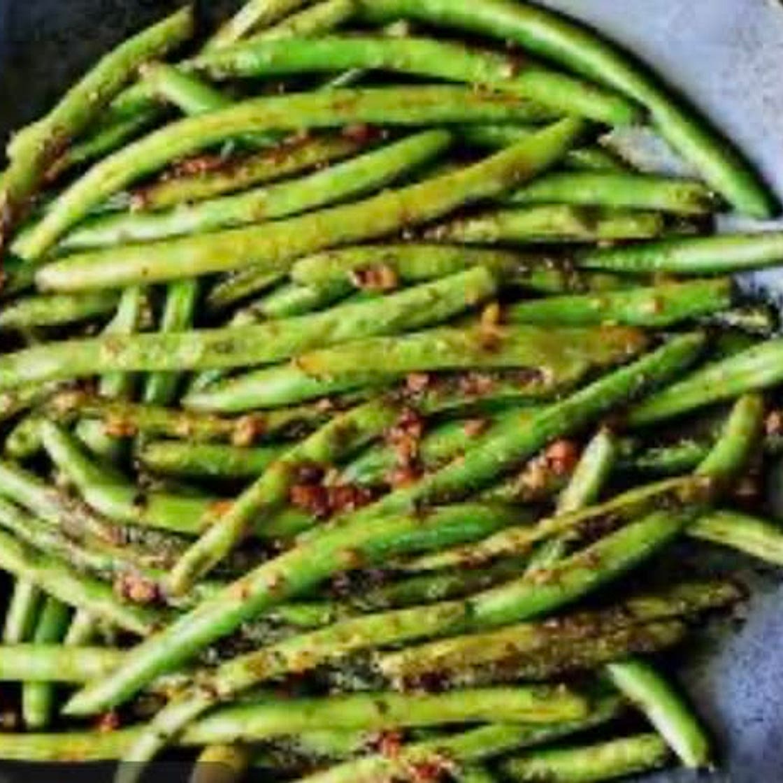 Spicy stir fried green beans
