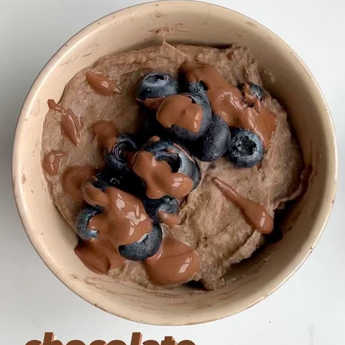 Chocolate Blueberry Oatmeal