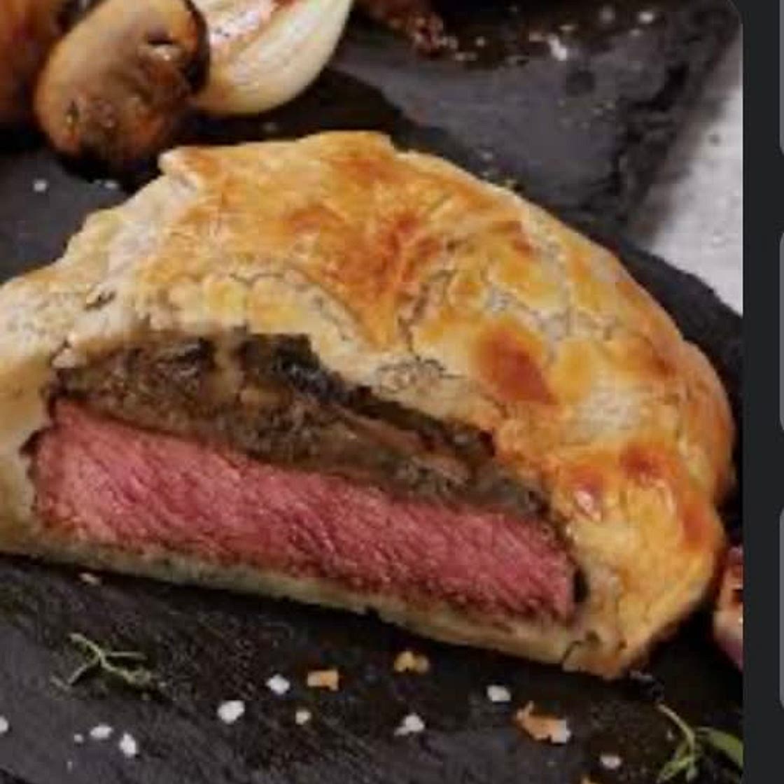 Filet in puff pastry 