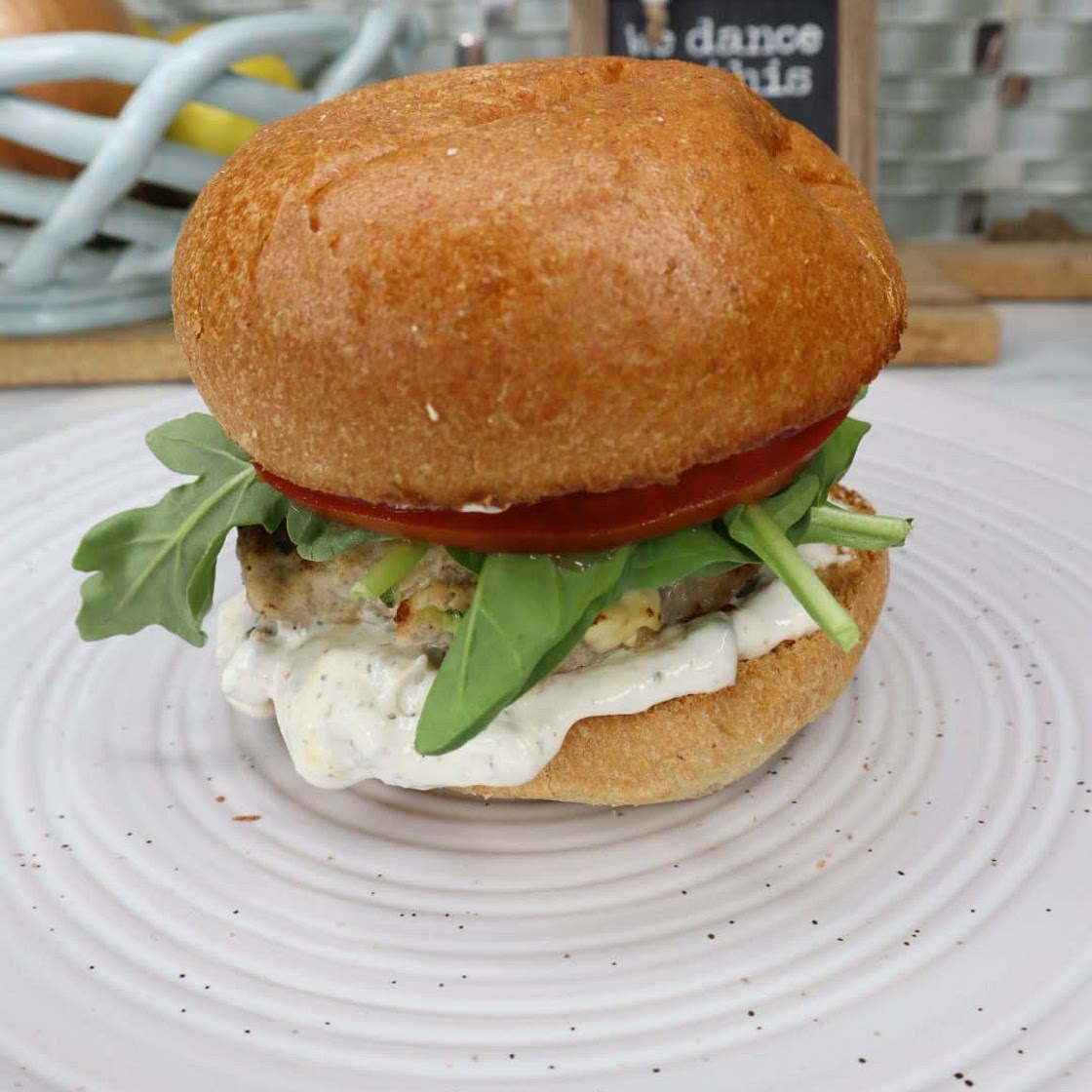 Zucchini & Feta Mediterranean Turkey Burgers
