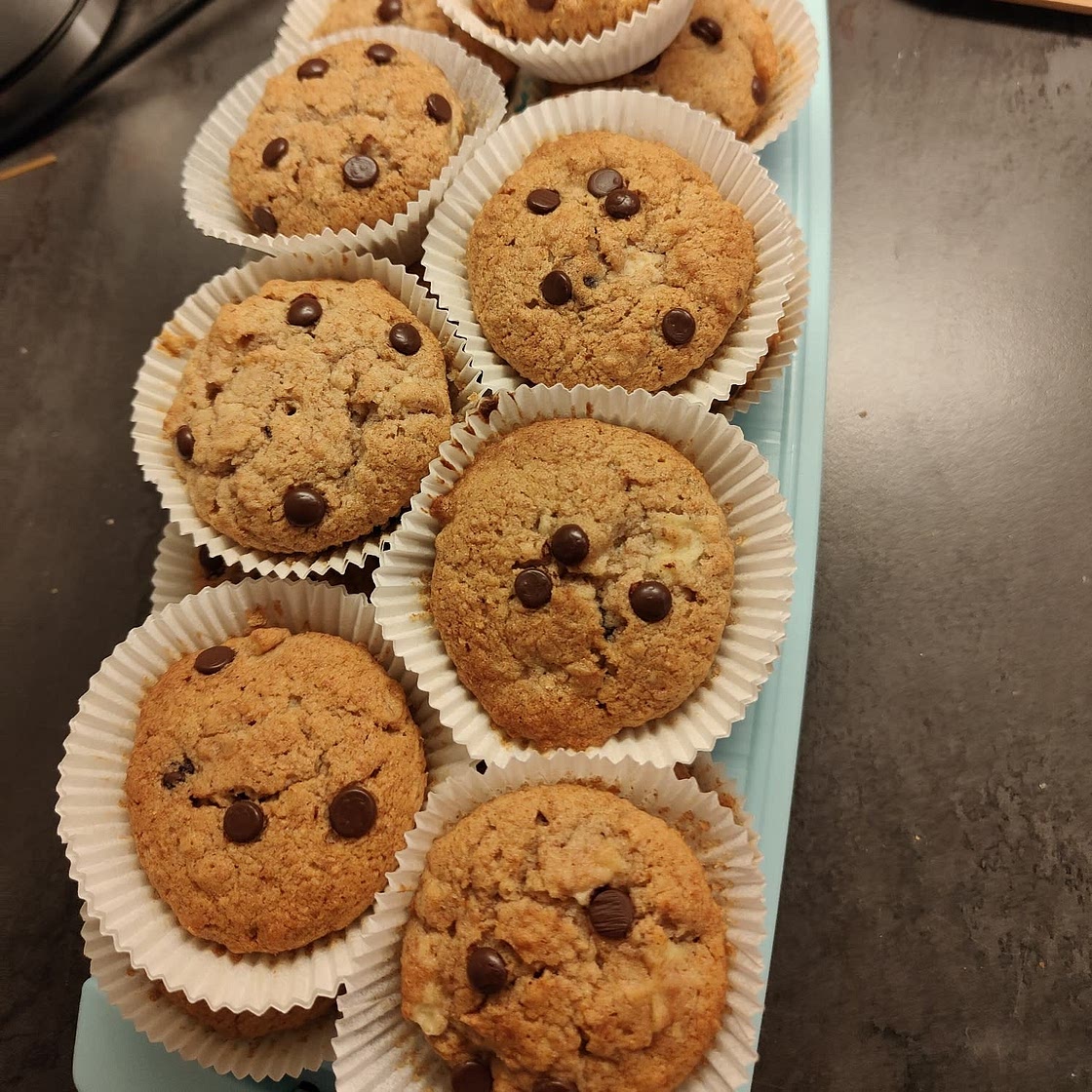 Vegane Vollkorn-Apfel-Muffins