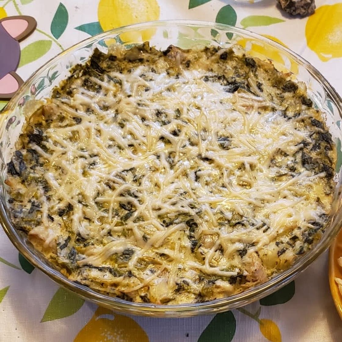 Spinach Artichoke Green Chili Dip