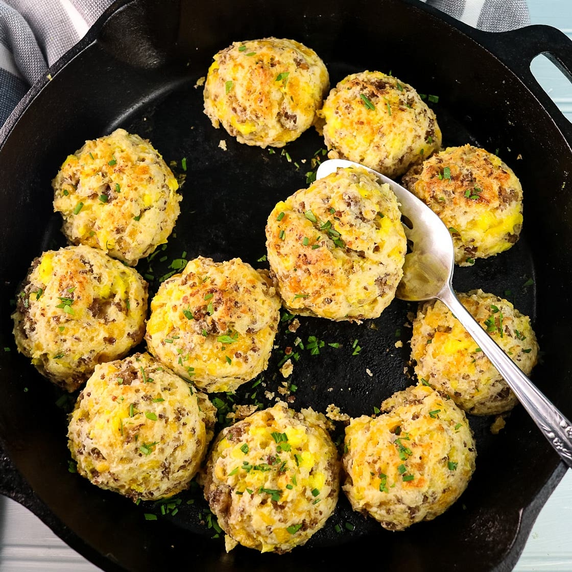 Sausage Cheese Biscuits