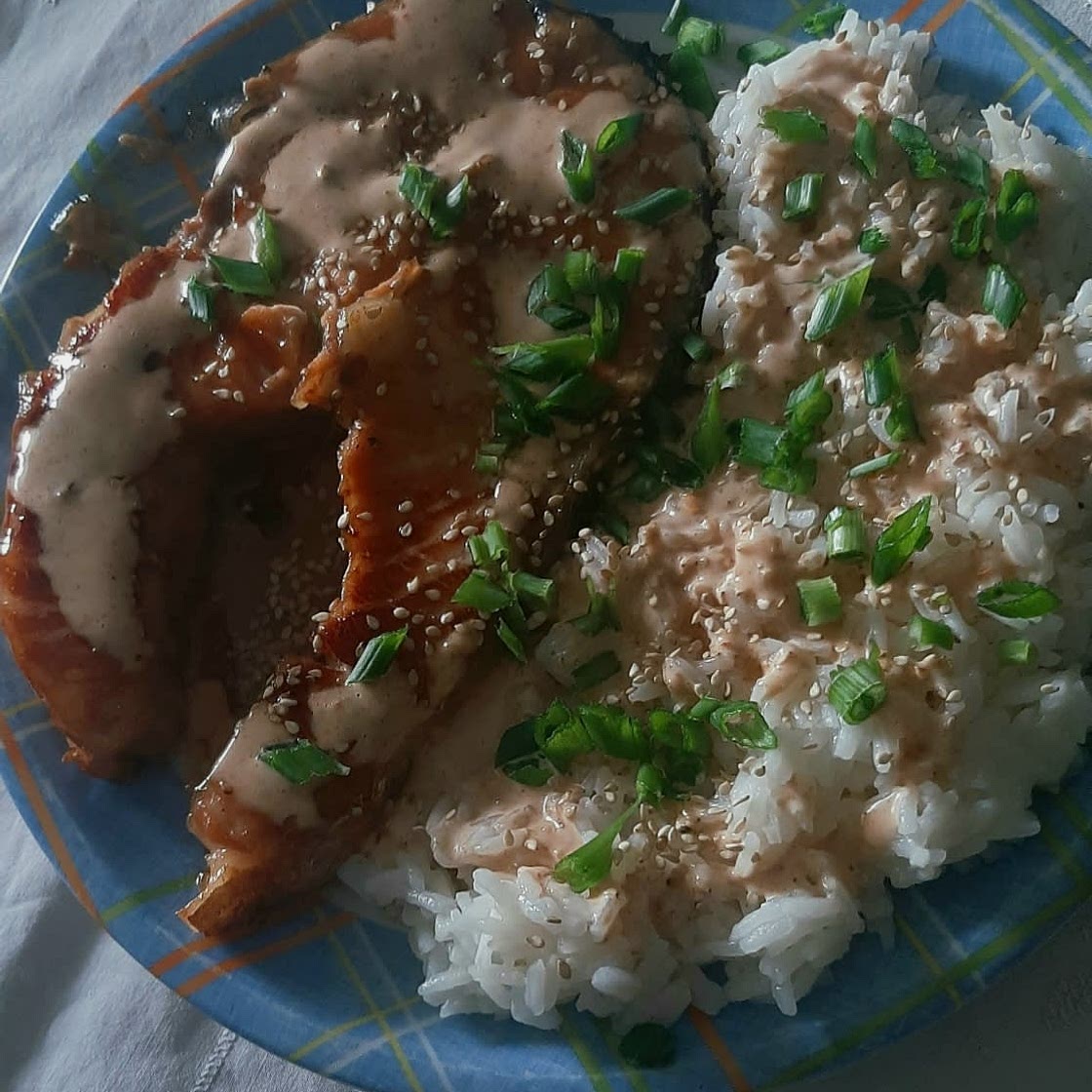 Grilled Salmon with Honey-Soy Marinade