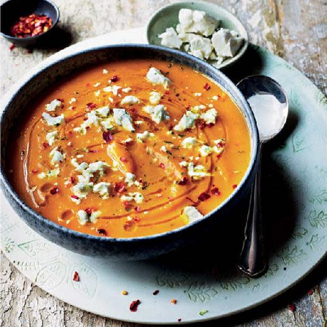 *0298kcal[9.2][10/10]* Sweet Potato & Lime Soup
