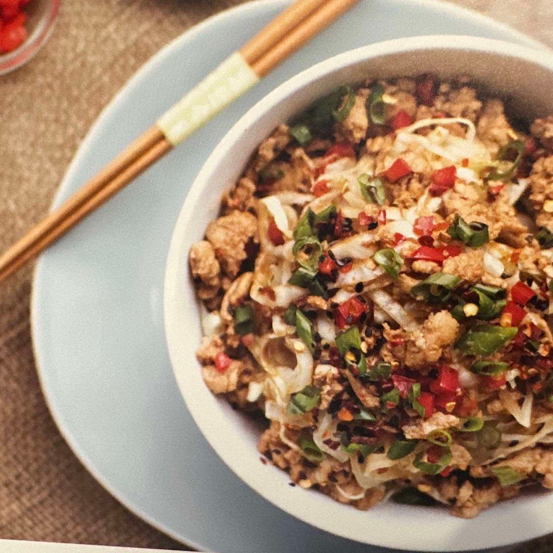 Deconstructed Pot Sticker Bowl - Maria Emmerich Keto