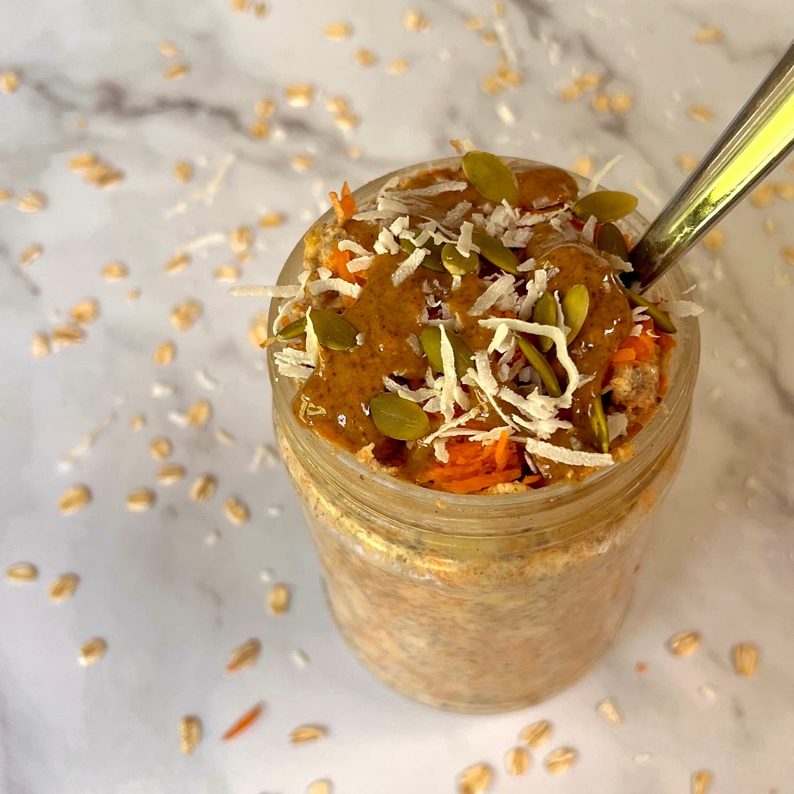 Carrot Cake Overnight Oats