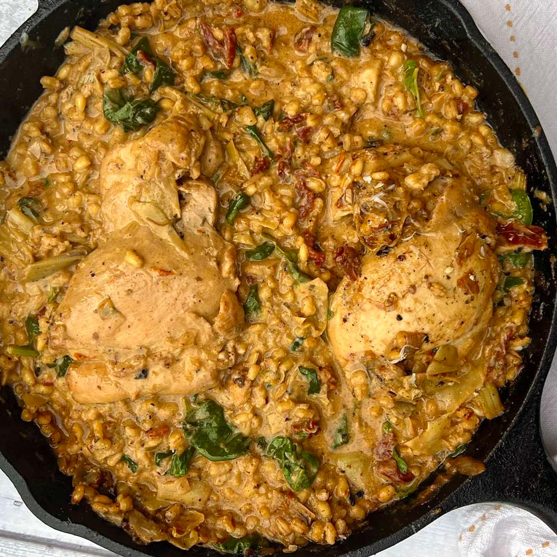 Healthy Tuscan Chicken
