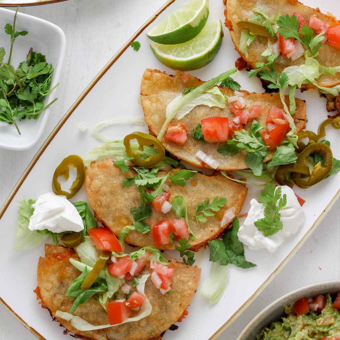Baked Crispy Chicken Tacos