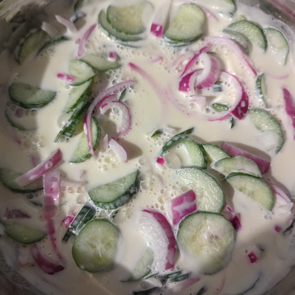 Cucumber Onion Salad