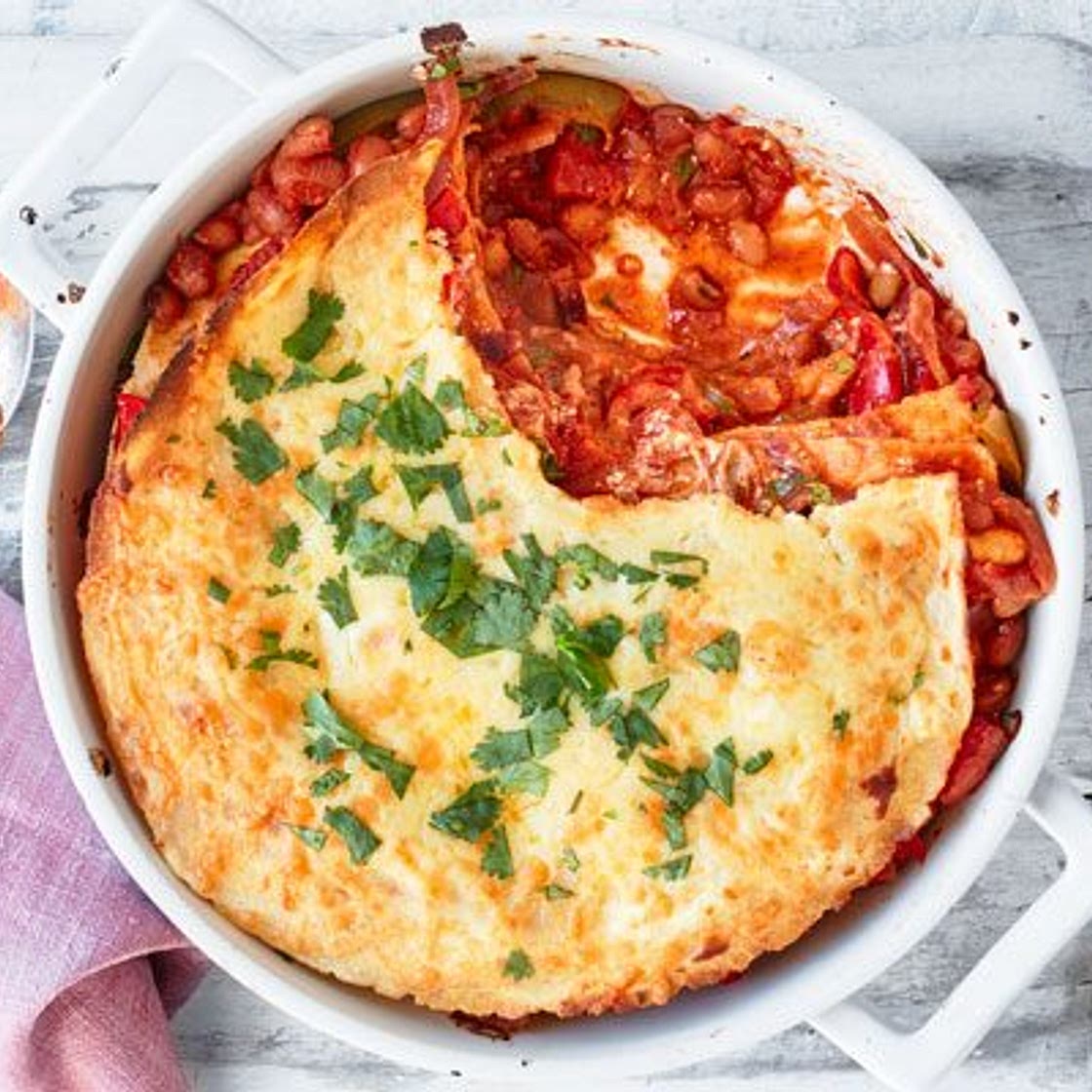 Enchilada pie