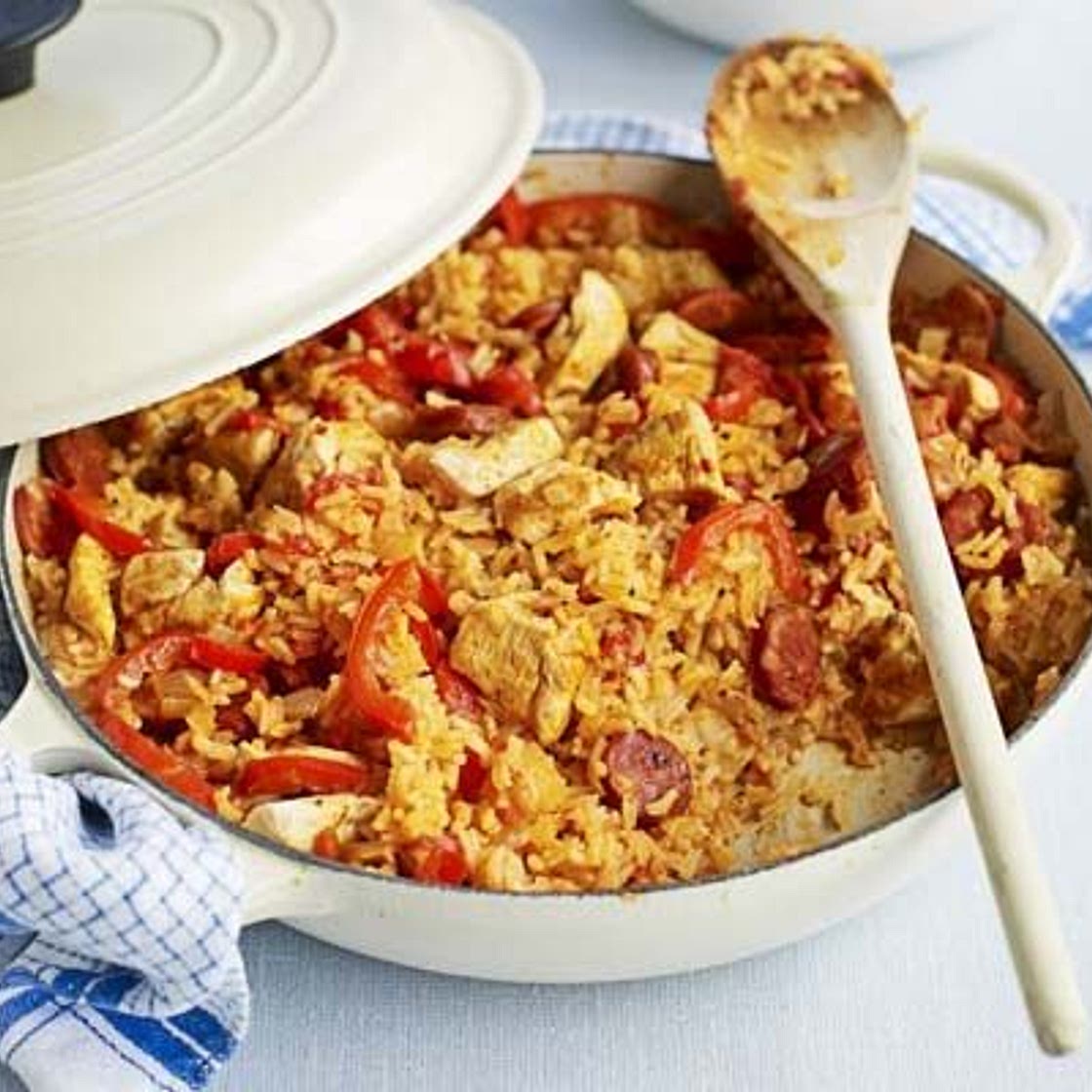 Chicken & chorizo jambalaya