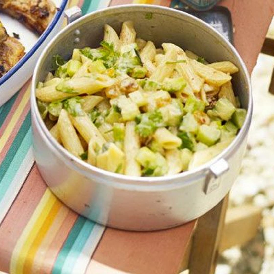 Curried pasta salad