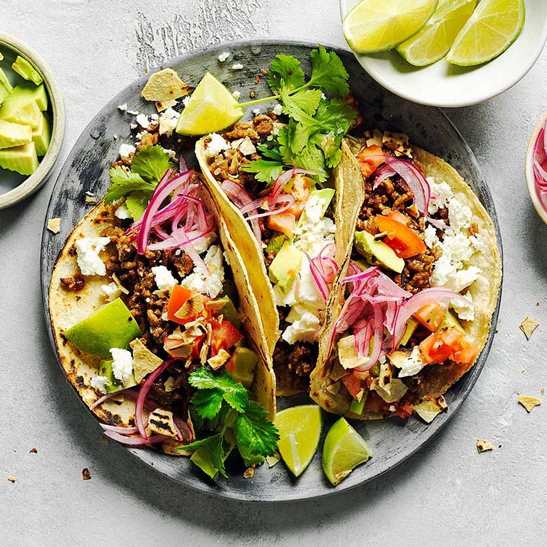 Beef tacos