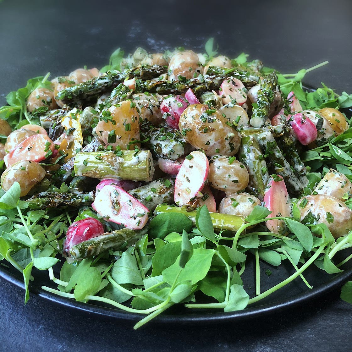 Asparagus, Radish and New Potato Salad
