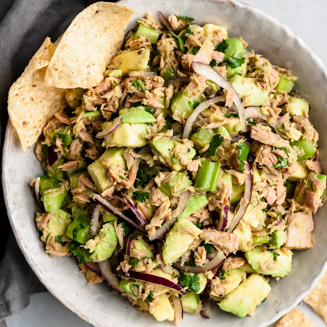 Easy Avocado Tuna Salad