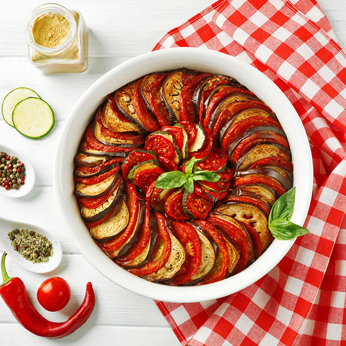 Tian de légumes à la provençale