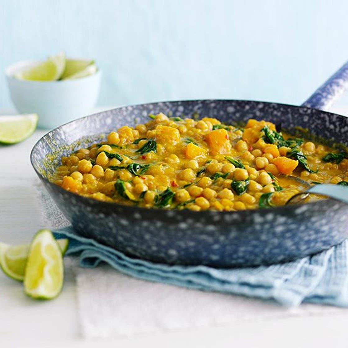 Butternut squash and chickpea curry