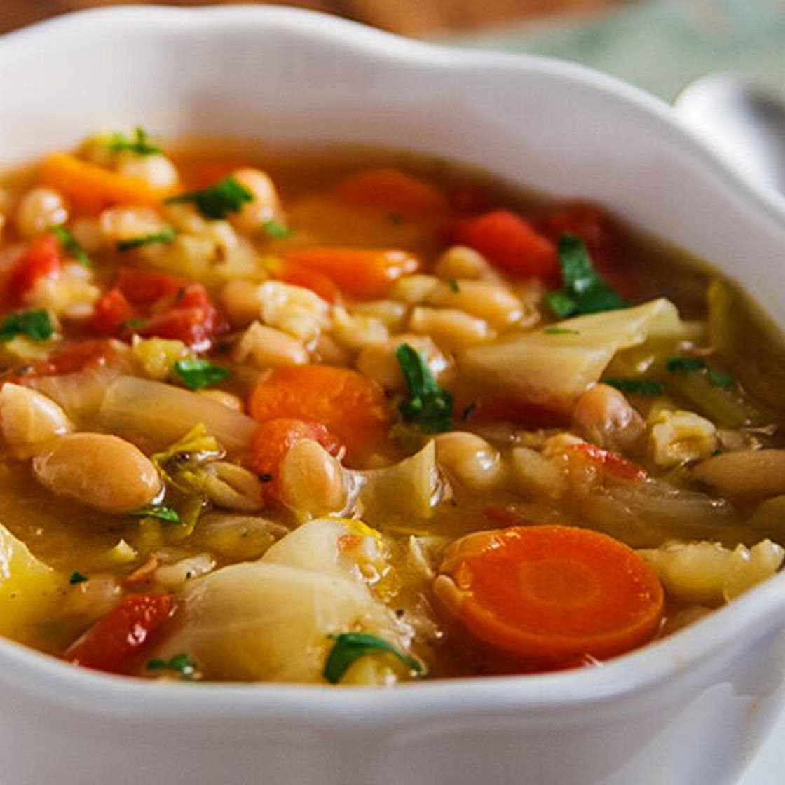 Irish White Bean and Cabbage Stew