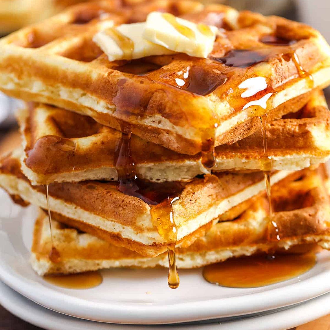 Fluffy Homemade Waffles Recipe