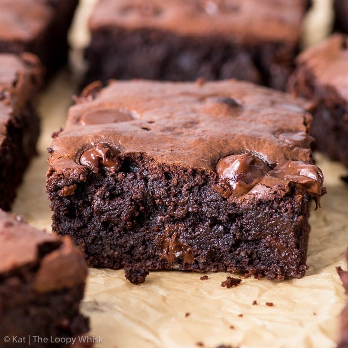 Super Fudgy Healthy Brownies (Gluten Free, Grain Free, Dairy Free, Paleo)