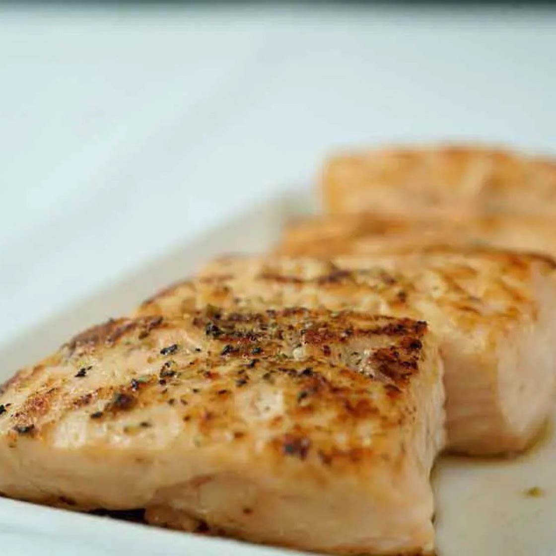 Salmón mostaza y miel freidora de aire