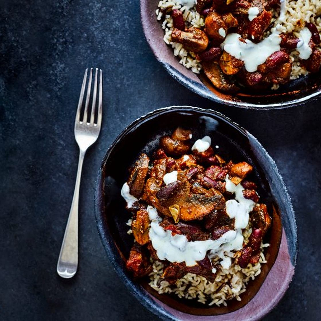 Vegetarian mushroom chilli