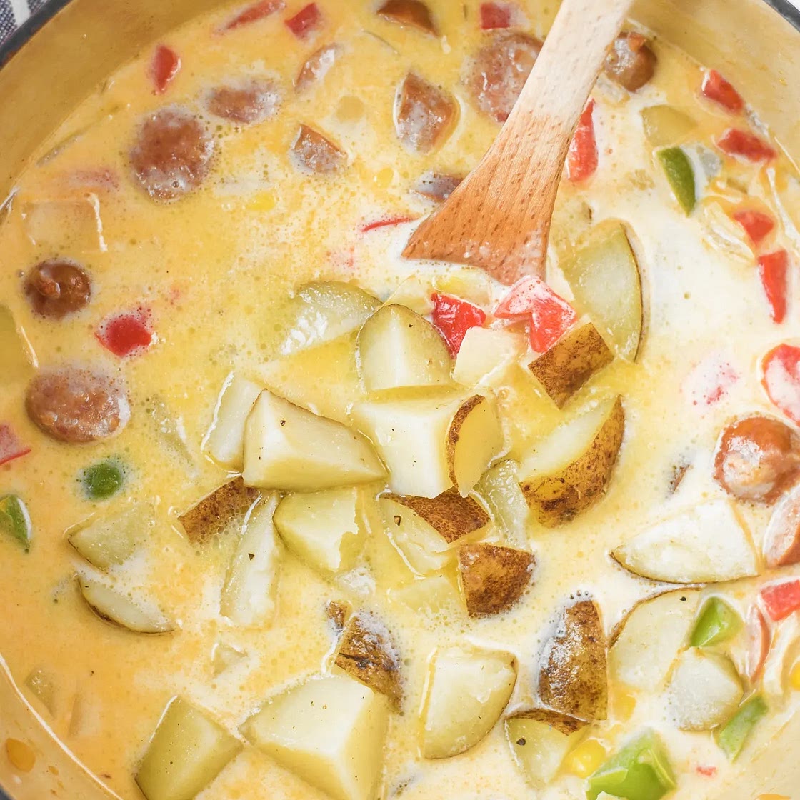 Smoked Sausage Corn Chowder