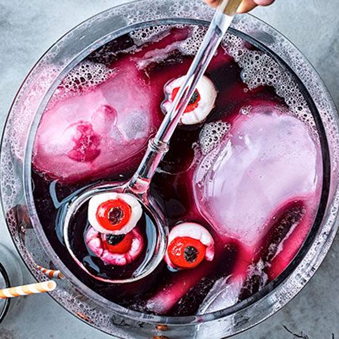 Halloween mocktail punch