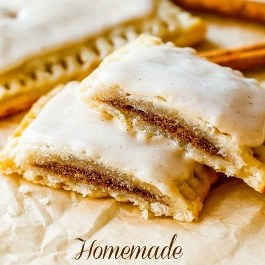 Homemade Frosted Brown Sugar Cinnamon Pop Tarts