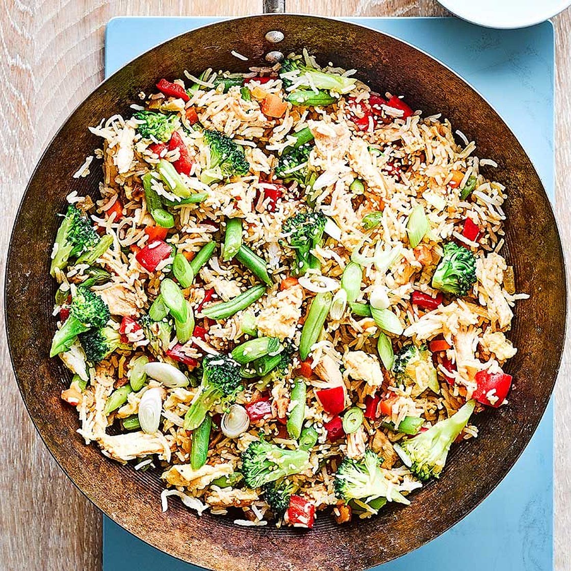 Fridge-raid fried rice