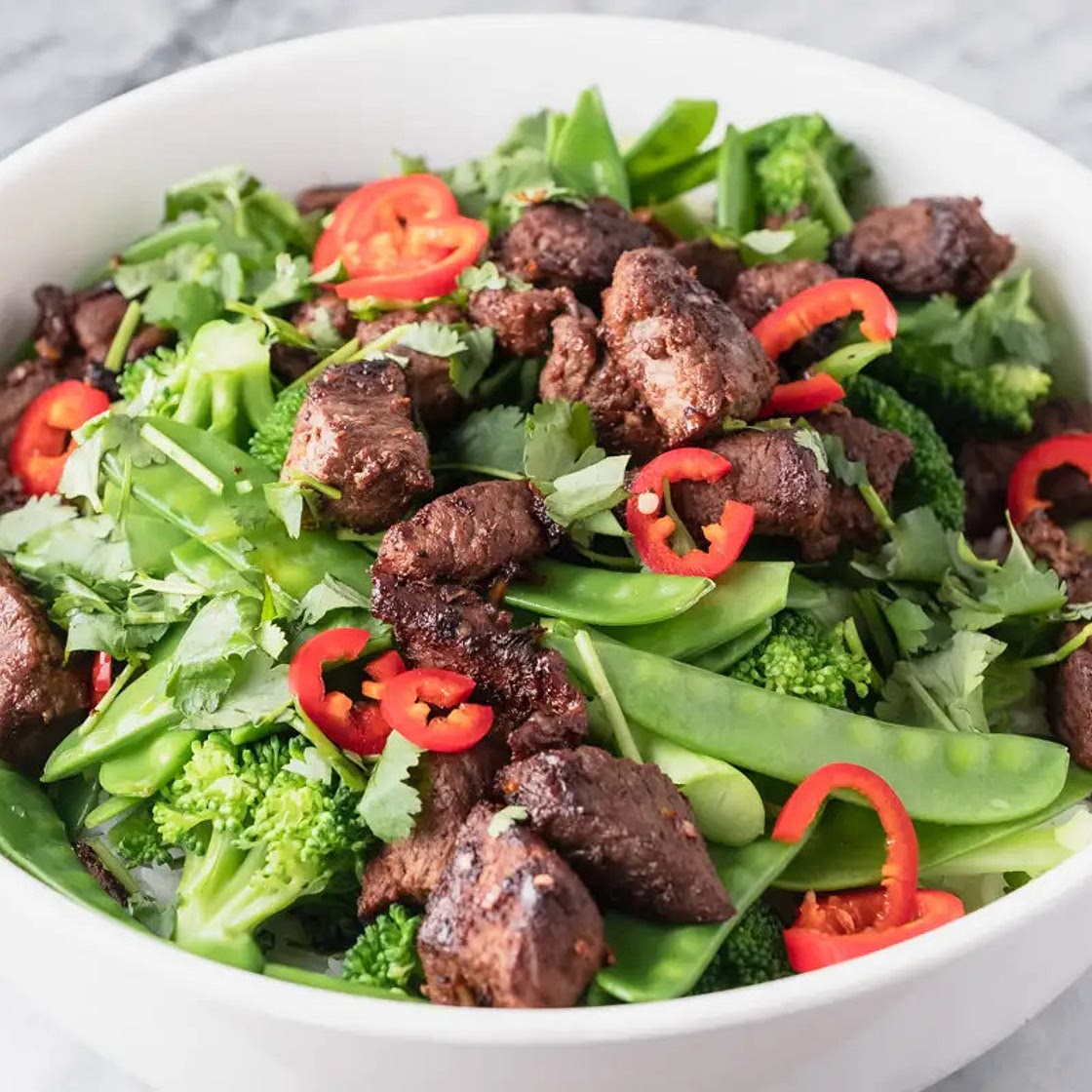 Beef and Broccoli Stir Fry with Lemongrass and Lime