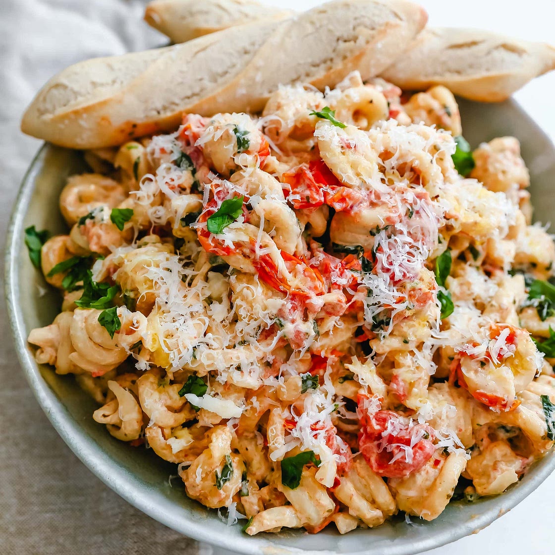 Boursin Cheese Baked TikTok Pasta