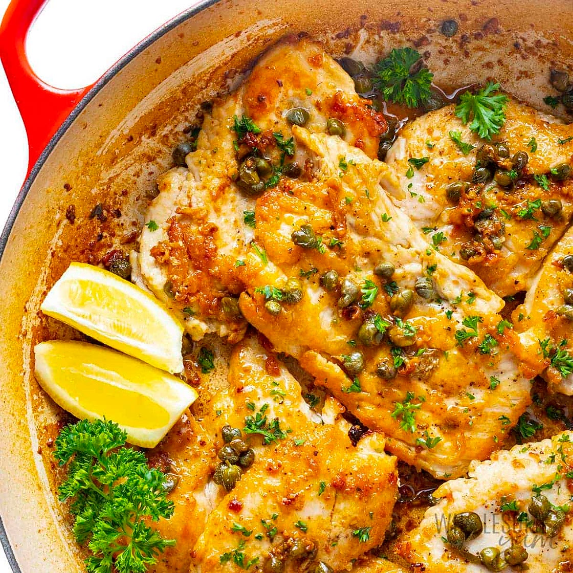 Healthy Lemon Chicken Piccata Recipe