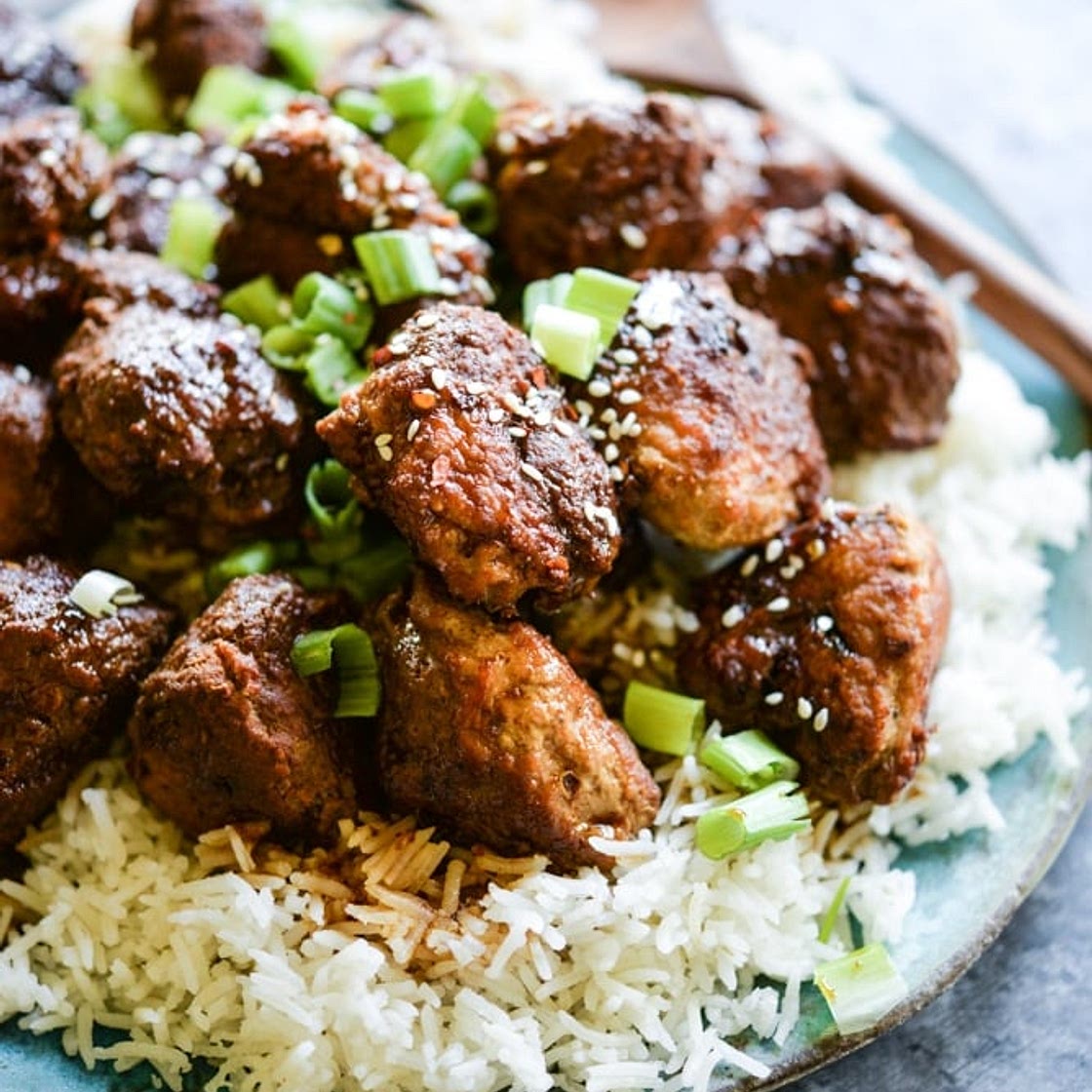 Slow Cooker Turkey Teriyaki Meatballs