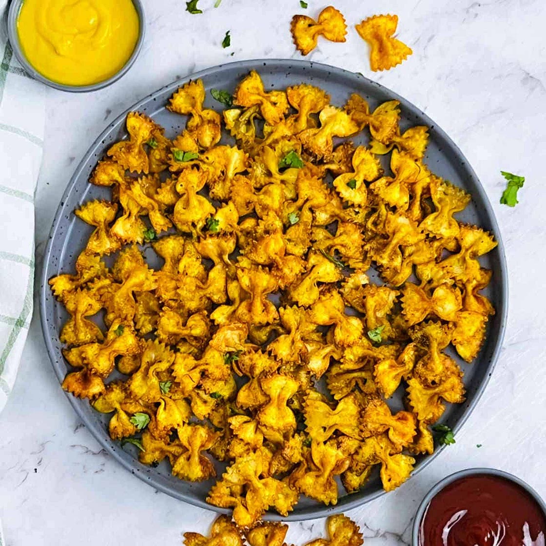 Masala Pasta Chips / TikTok Recipe with an Indian twist